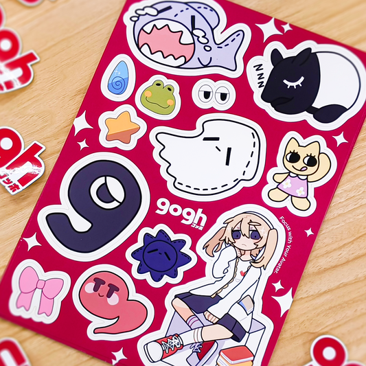 gogh オリジナルステッカー(A5サイズ )