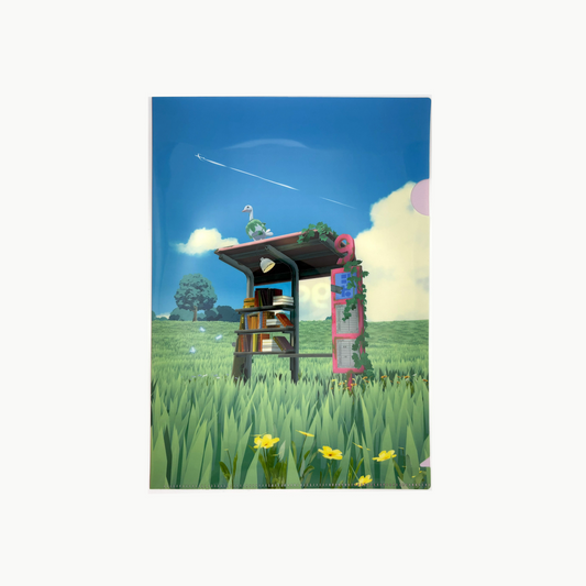 gogh オリジナルクリアファイル/ボタモチ高原・昼