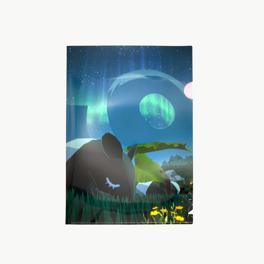 gogh オリジナルクリアファイル/ボタモチ高原・夜