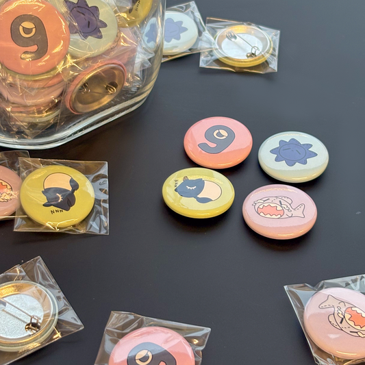 gogh キャラ缶バッジ/Bセット